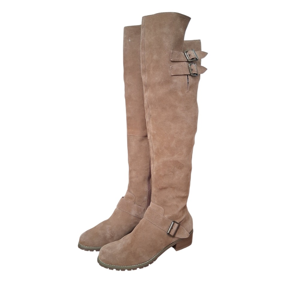 Sole‎ Society Over the Knee Womens size 9.5M Umber Fairygrunge Indie Suede Boots